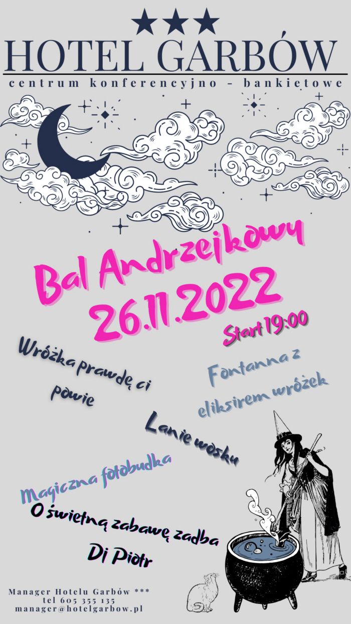 HotelGarbow-Andrzejki2022-plakat1